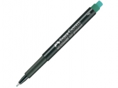 Перманентен маркер Faber-Castell 1513,0.6мм, зелен
