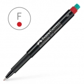 Перманентен маркер Faber-Castell 1513,0.6мм, червен