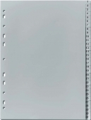 Разделител А4, PVC, 1-31, сив